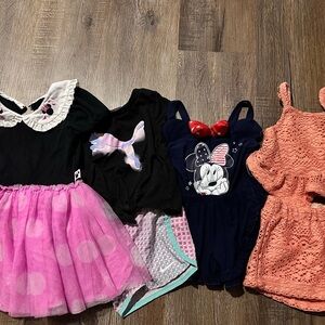 Puma Kids Matching Set - Black and Pink bundles